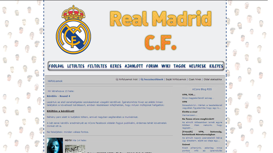 nCore - Real Madrid C.F theme