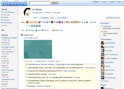 Cleaner FriendFeed V2