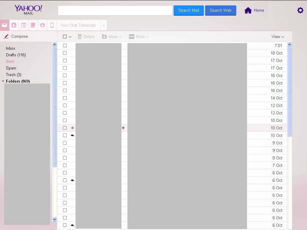 Yahoo Mail Wide Message Width Clarity No-Scroll