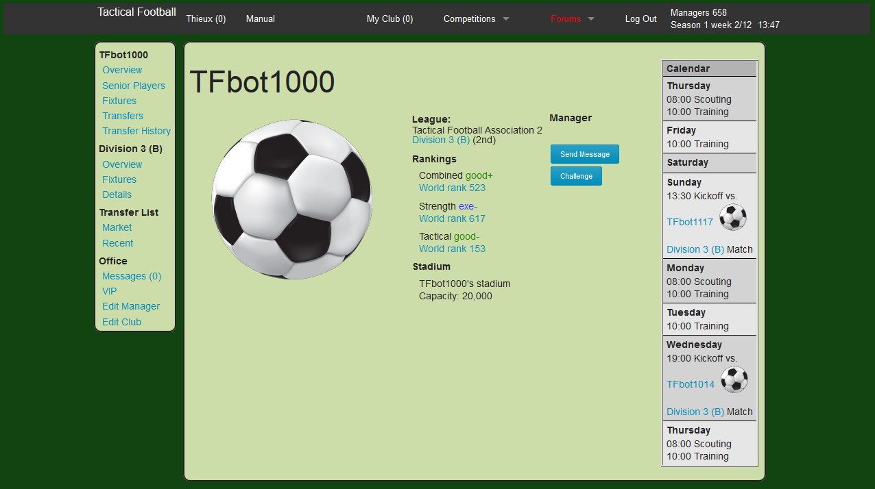 Tactical Football Green Style by Thieux