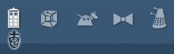 Ultimate Whovian — Tab icons & TARDIS key Selector