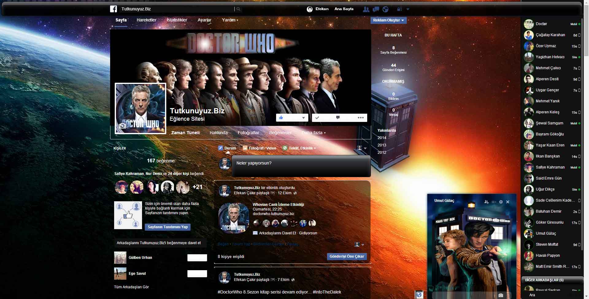 Doctor Who Theme for Facebook