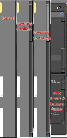 Scrollbar Graphite Autohiding latest wip