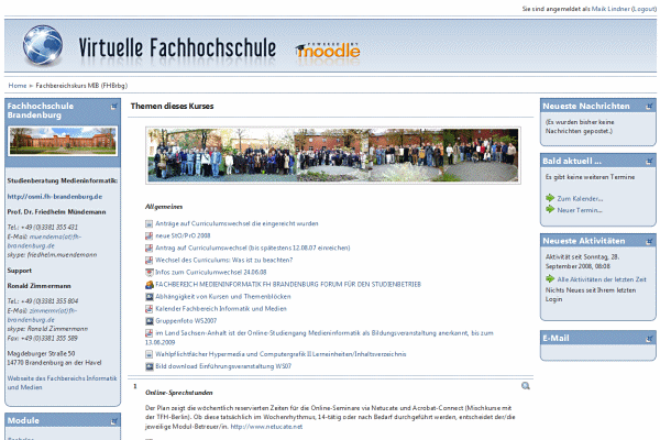 OSMI | Moodle: Blue Moodle