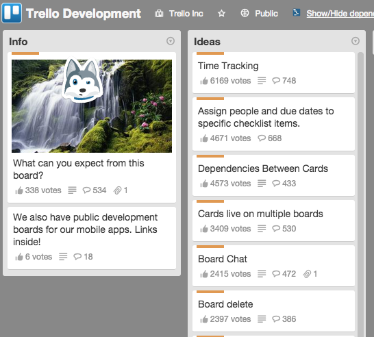 Trello Grey Background