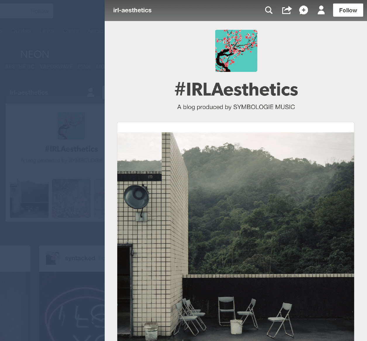 Tumblr - Simple InDash Blog Appearance