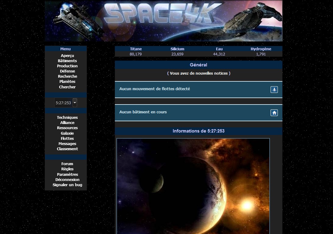 Infinite Wars -> Space4k [Serveur 1]