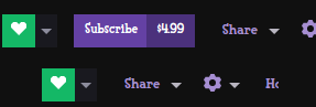 Twitch TV Sub button remover