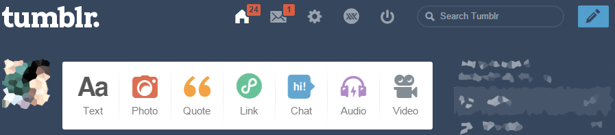 Tumblr - New Header (Sticky)
