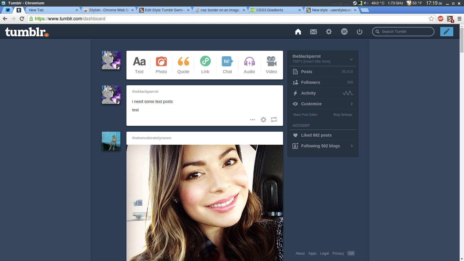 Tumblr Semi-unflat (BORDERLESS)