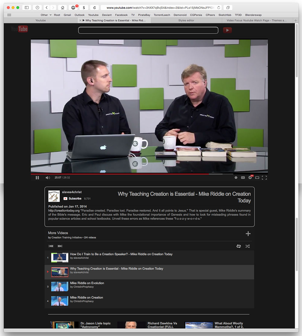 Video Focus Youtube Watch Page