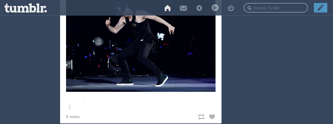 Tumblr Transparent Header