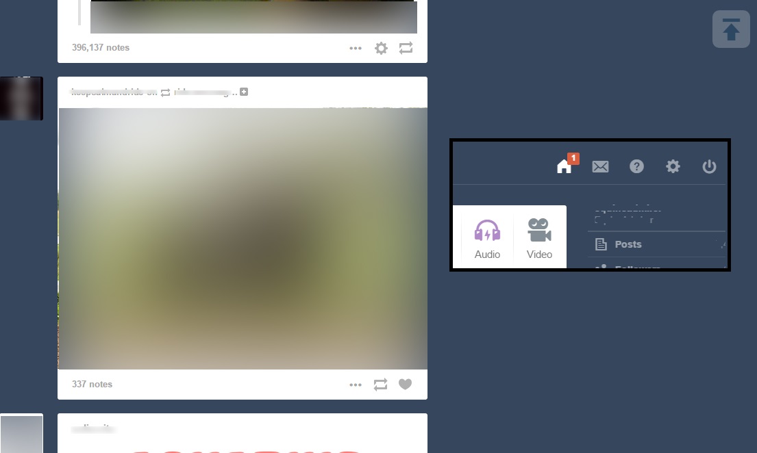 Fix Header, Red Notifications & Return To Top Icon