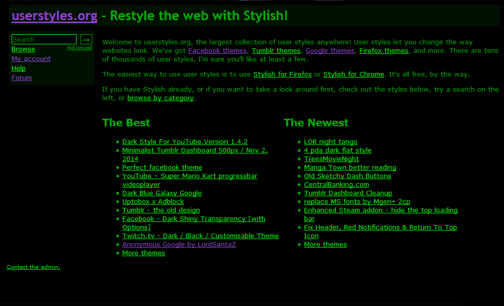 Userstyles kuroi