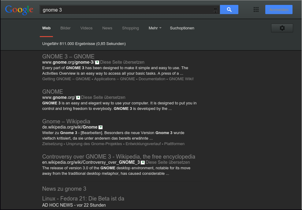 Gnome 3 like dark theme ALPHA