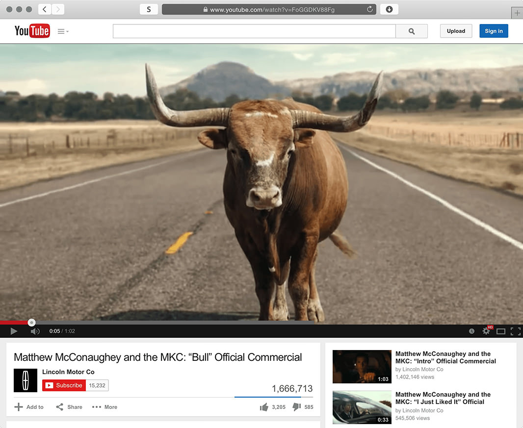 2015 Youtube Supawide (wide default player mode)