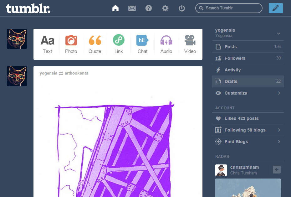 Tumblr Narrow Header
