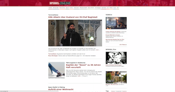 Spiegel Online unobstrusive redesign