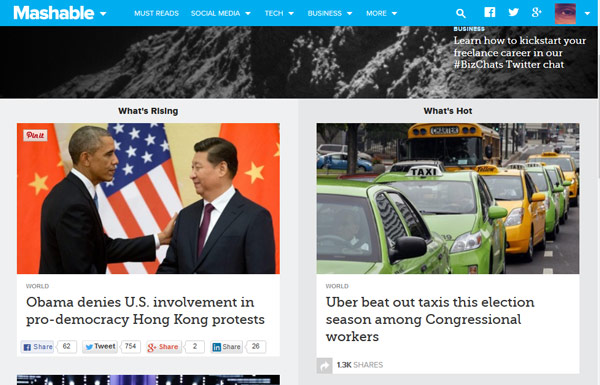 Simplify Mashable