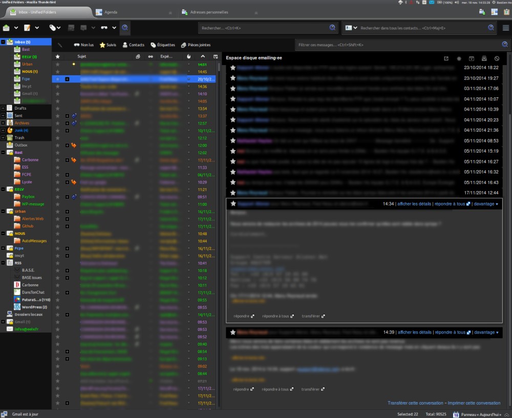 Dark Thunderbird Conversation