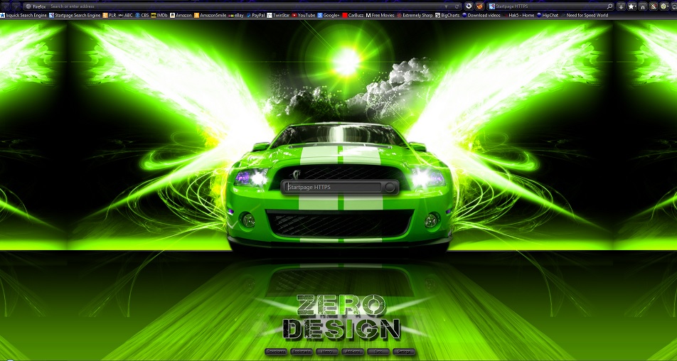About:Home - Green Shelby Mustang/Ford/Car