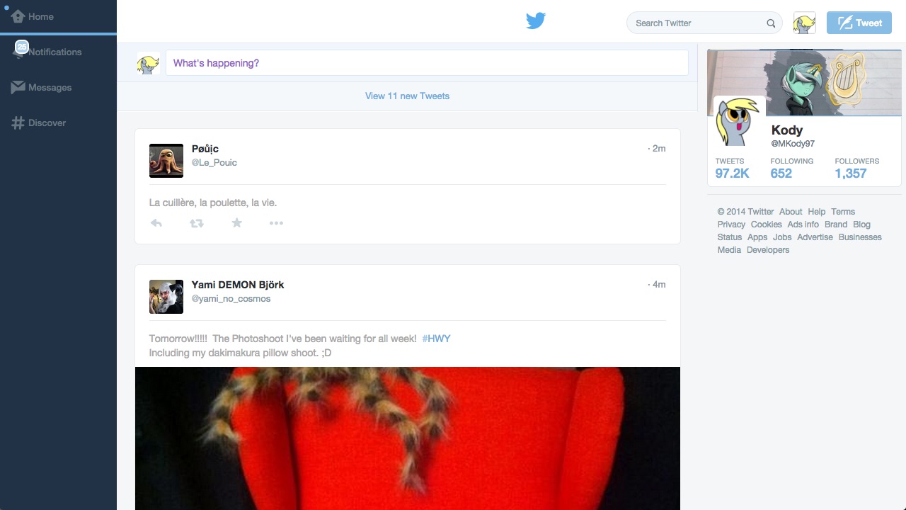 Twitter: Masonry Redesigned 1col