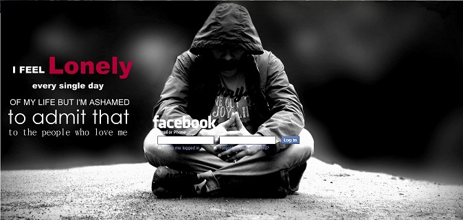 Lonely - Facebook Theme