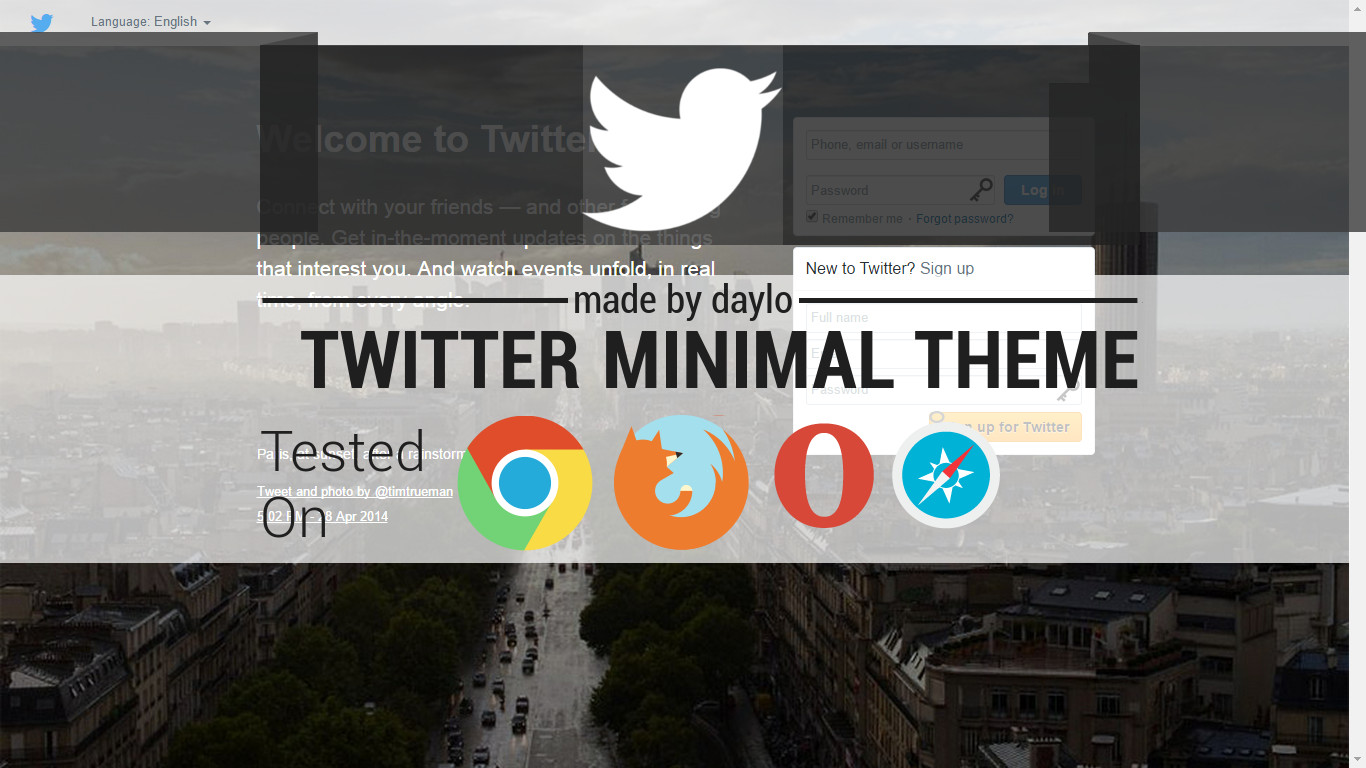 Twitter - Minimal [by daylo]