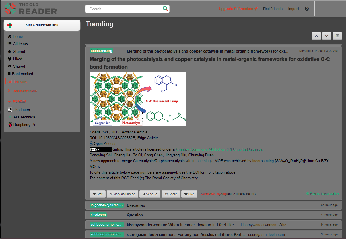 LilyB's - The Old Reader