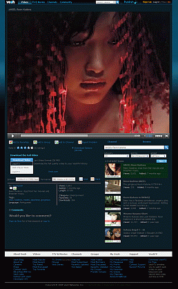 Veoh.com : no-Ads + Redesign