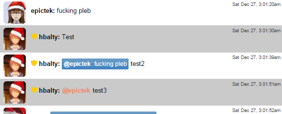 Hummingbird Chatango style