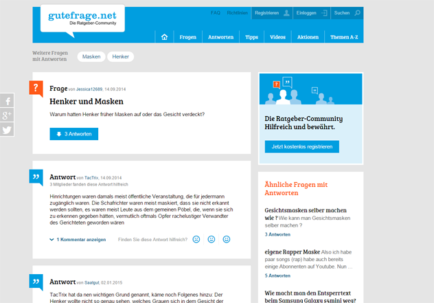 gutefrage.net - ich bin zufrieden, verdammt
