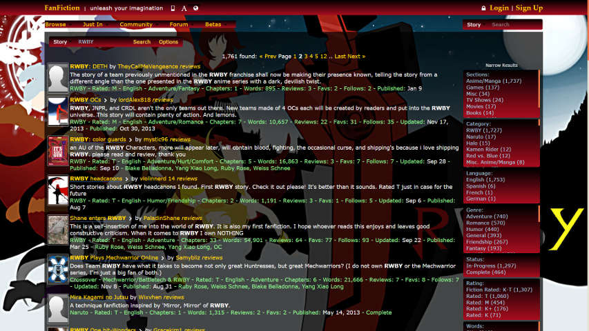 rwby.fanfiction.net