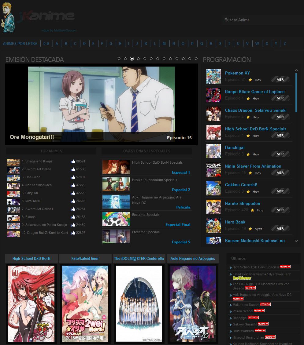 JKanime.net Night, Flat y sin publicidad