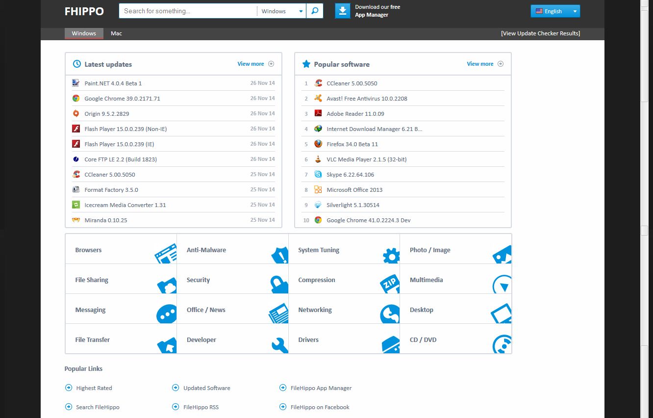 FileHippo.com - Clean/Dark