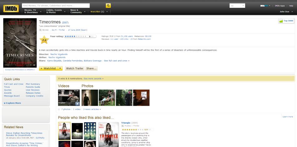 IMDB Full-Screen