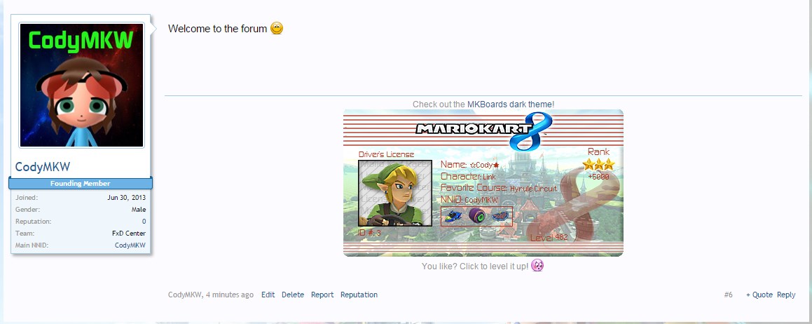Larger Avatar and Signature