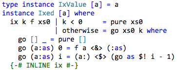Hackage code listing - VS