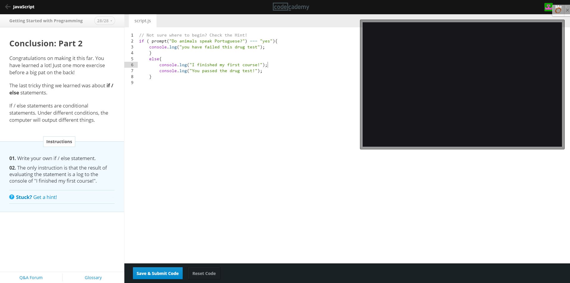 Codecademy White