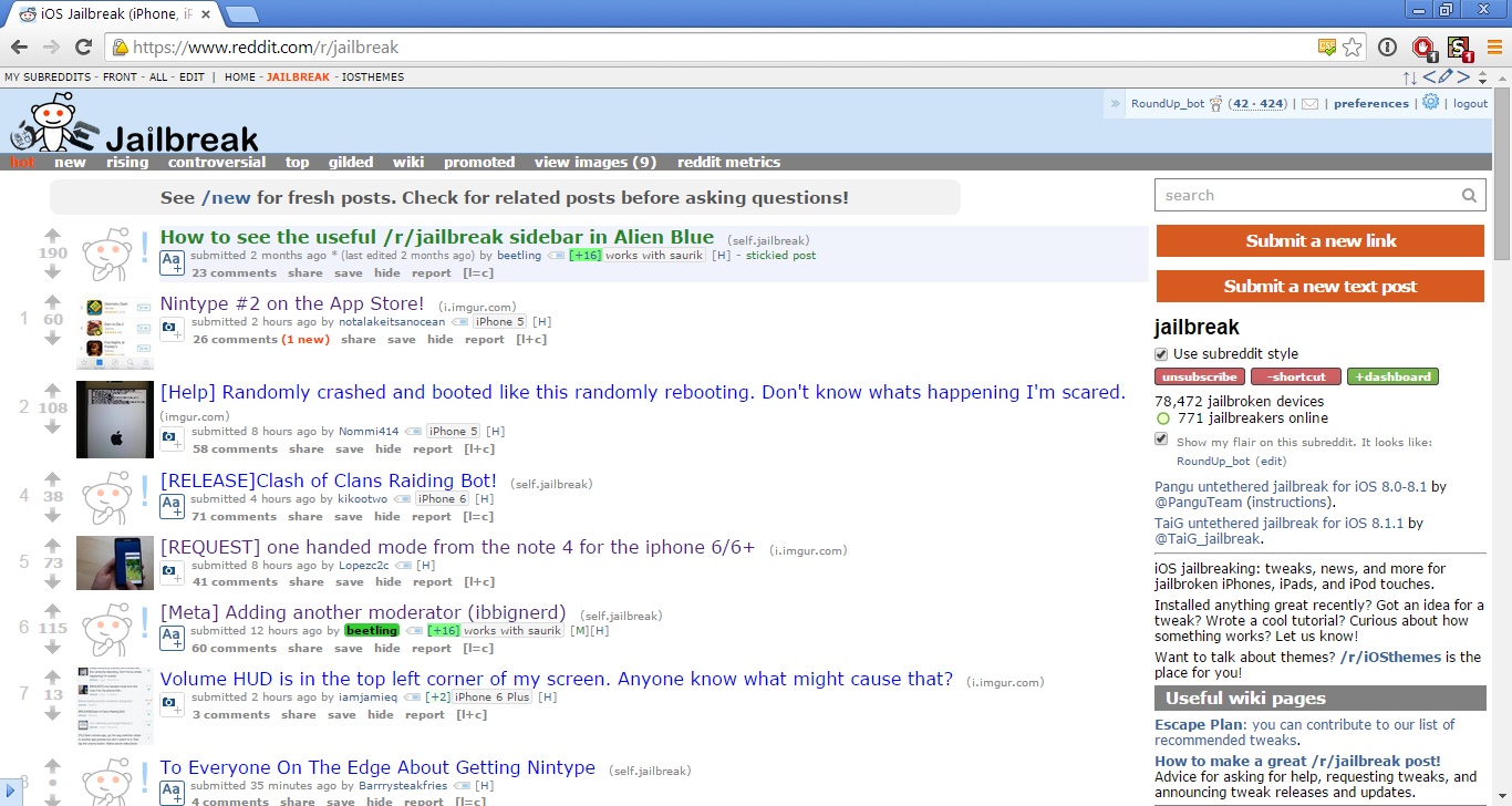 OrangeGrey jailbreak RES