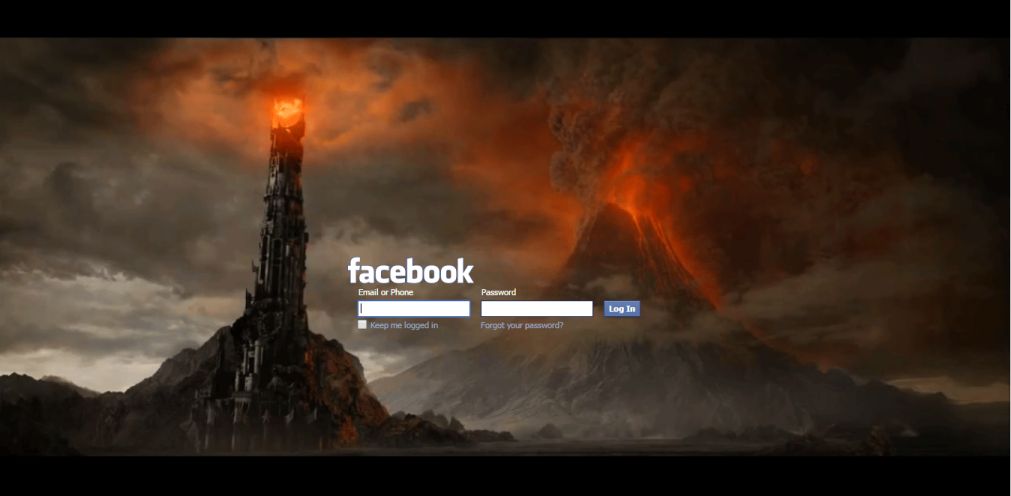 Dark Cloud Facebook login (Animated) - by isourish