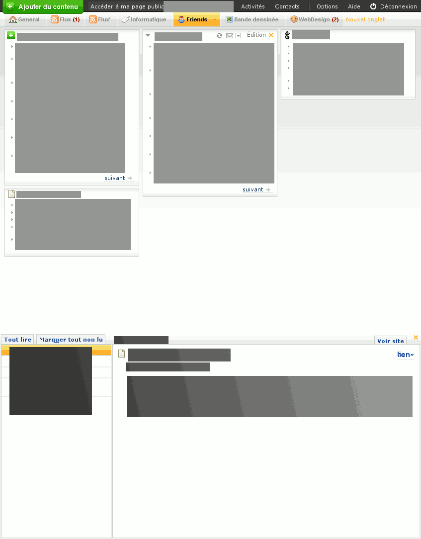 Clean Netvibes