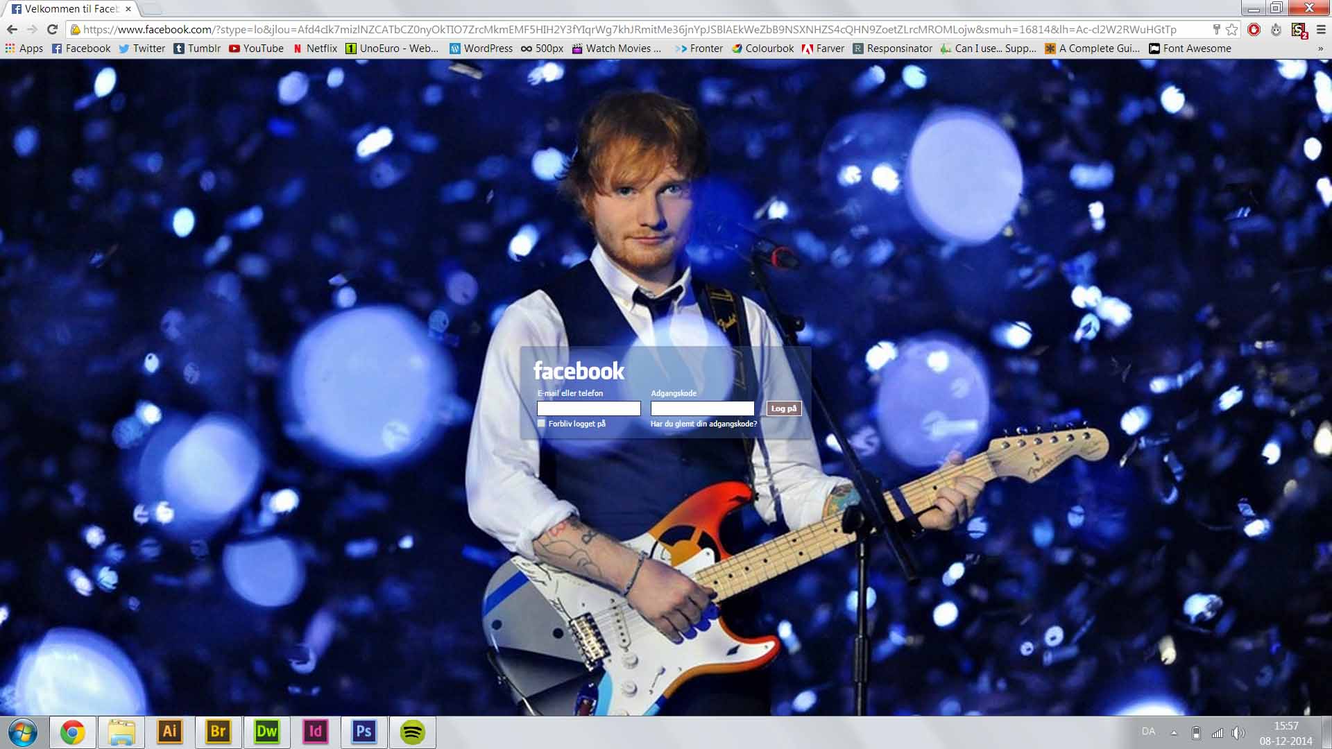 Ed Sheeran | Facebook Login