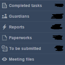 Tumblr menu for Sawada Tsunayoshi