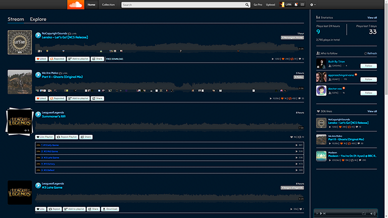 Blue SoundCloud v1
