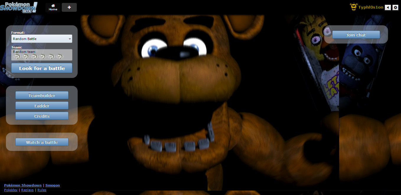 Five Nights At Freddy's Pokemon Showdown Theme!