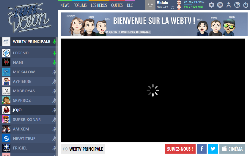 Leveldown - chatbox