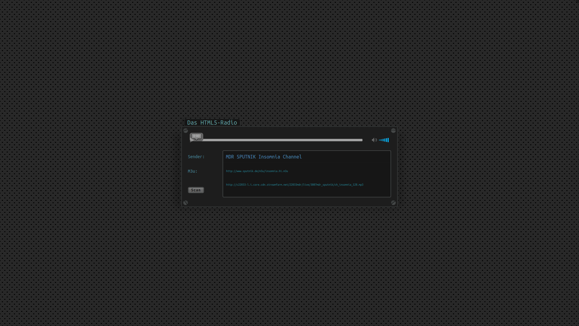Das HTML5-Radio