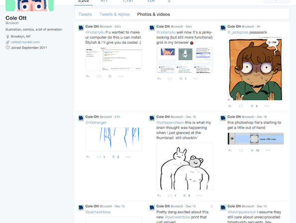 Twitter MediaGrid