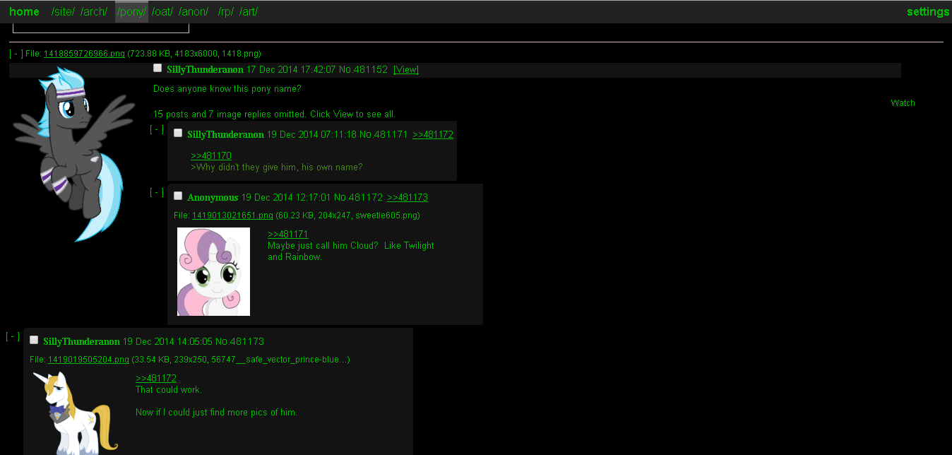 MLPChan Greentext